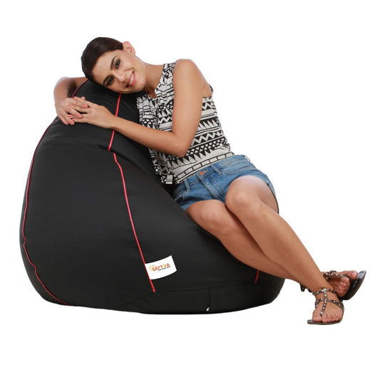 Classic Piping Color Bean Bag Covers (Without Beans)