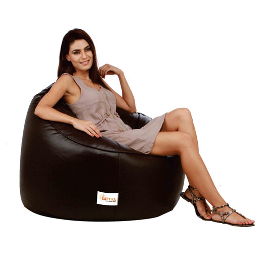 Muddha Single Color Bean Bag Cover (Without Beans)