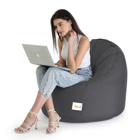 Muddha Printed Bean Bag Covers (Without Beans)