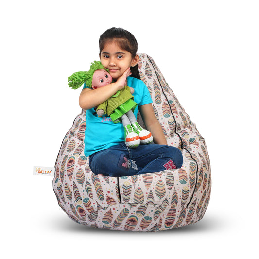 Kids Feather Bean Bag